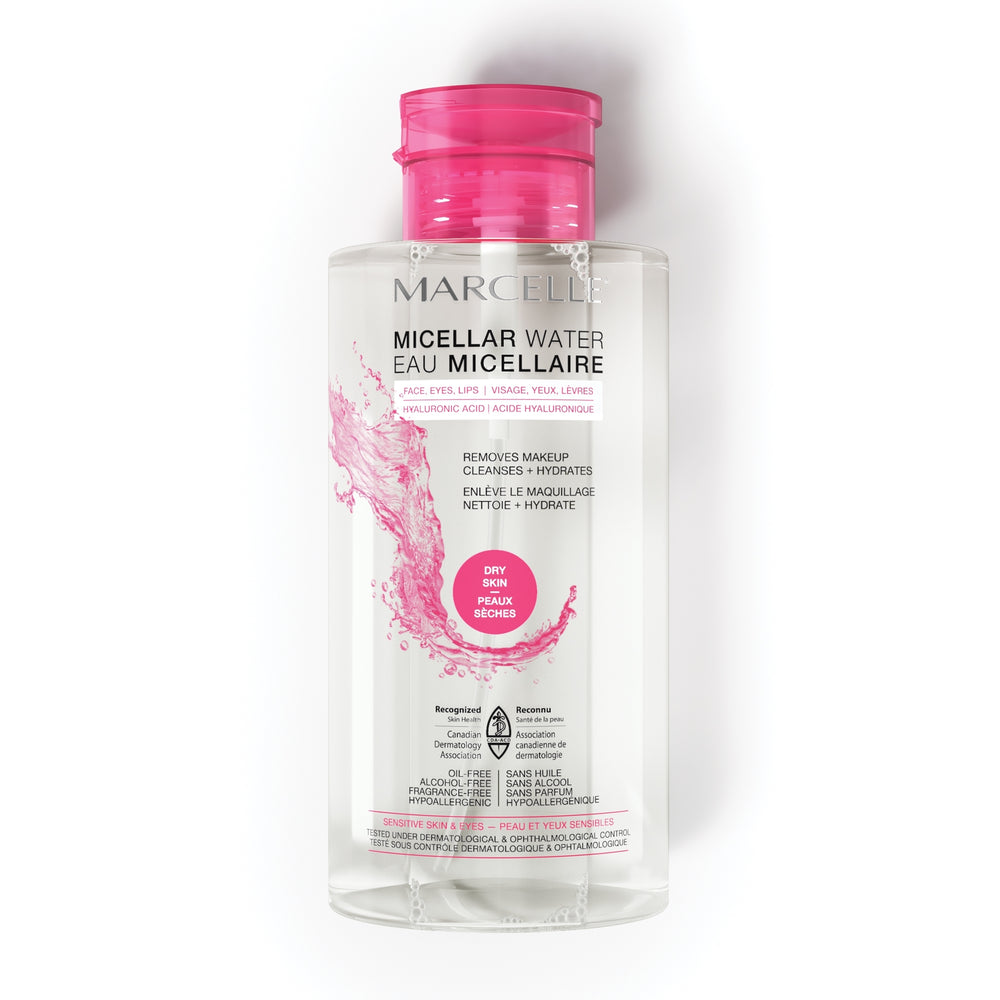 Duo - Eau micellaire peaux sèches + tampon réutilisable