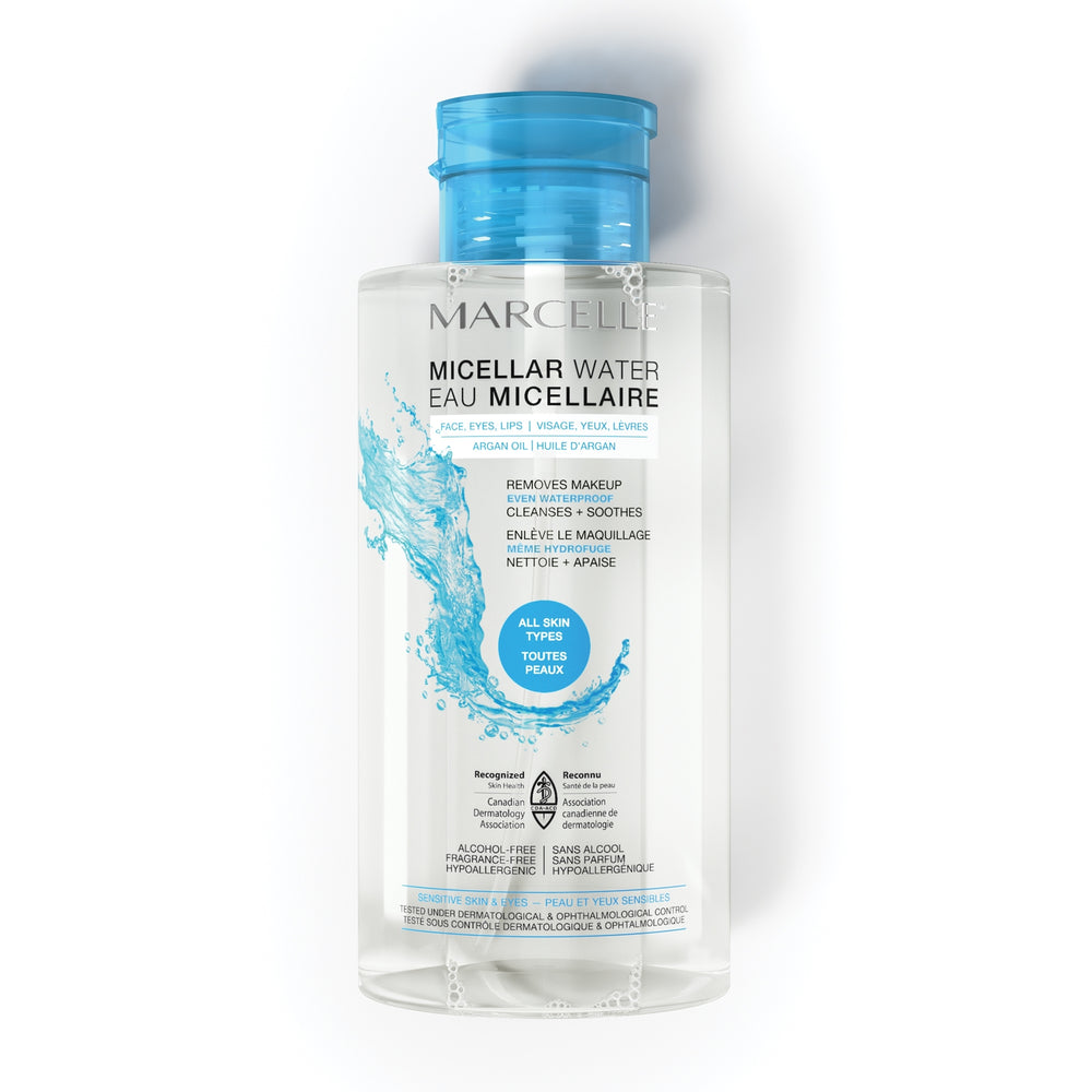 Duo - Eau micellaire hydrofuge + tampon réutilisable