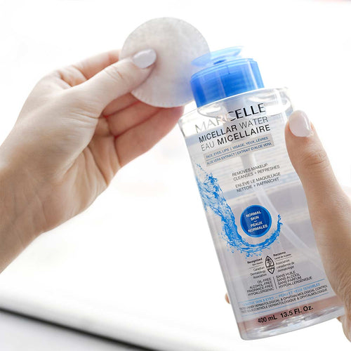 Duo - Eau micellaire peaux nomales + tampon réutilisable