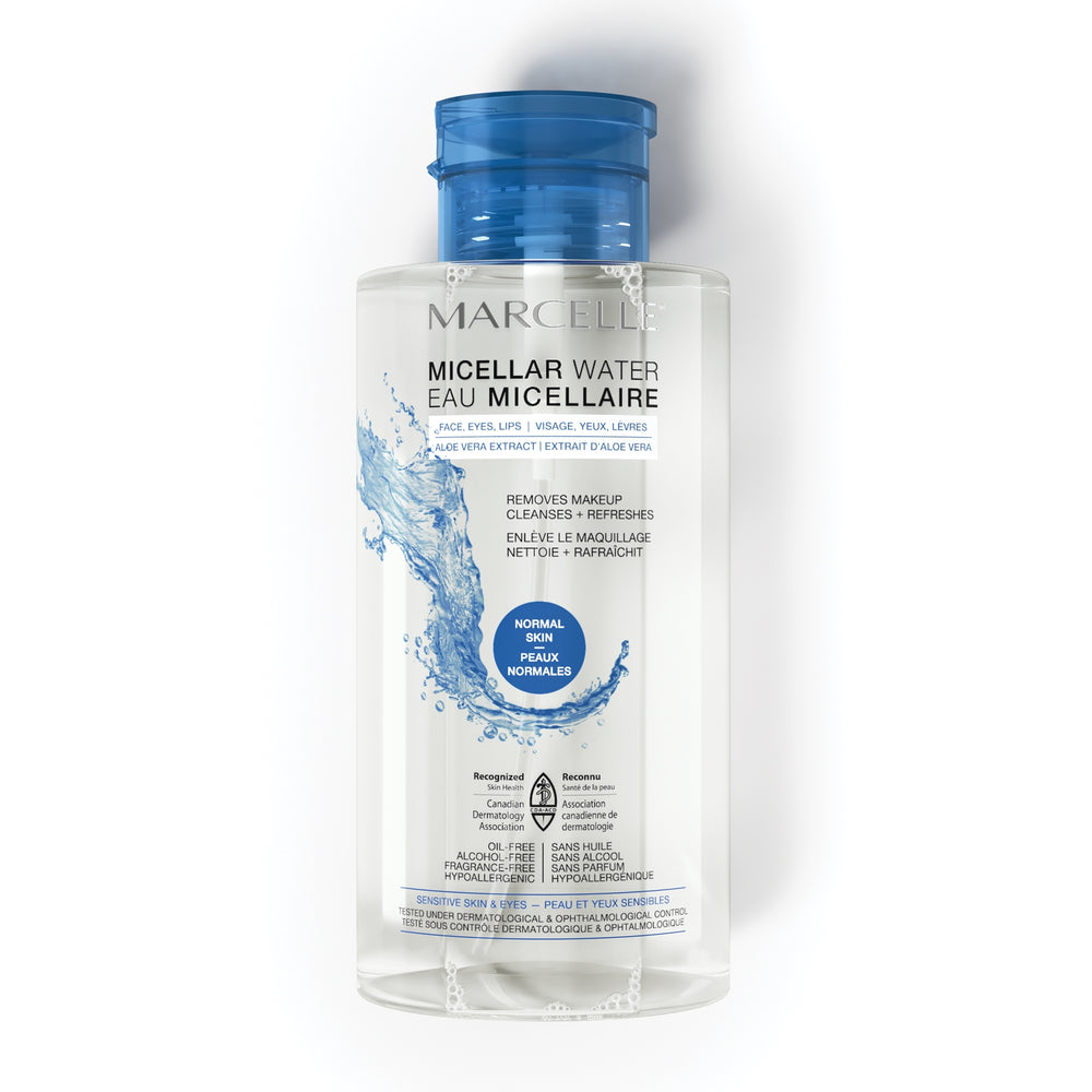 Duo - Eau micellaire peaux nomales + tampon réutilisable