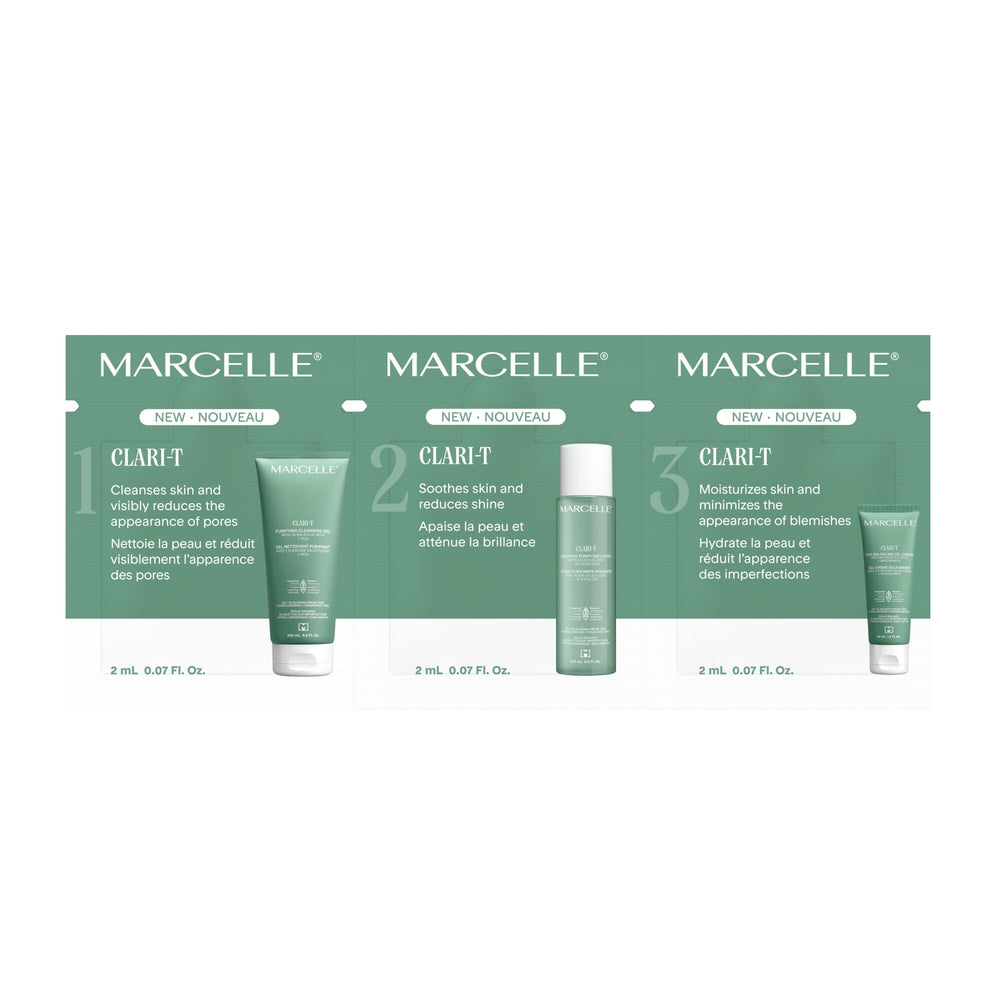 Crème de nuit avec échantillon Clari-T
