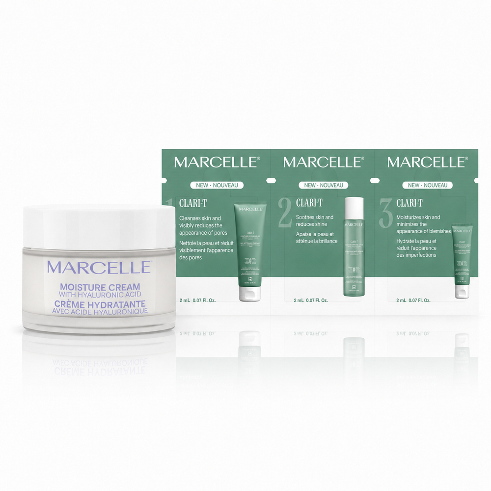 Crème hydratante avec échantillon Clari-T