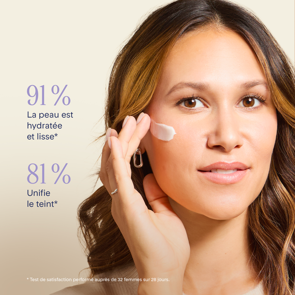 Crème collagène et éclat vitamine C + peptide avec échantillon Clari-T