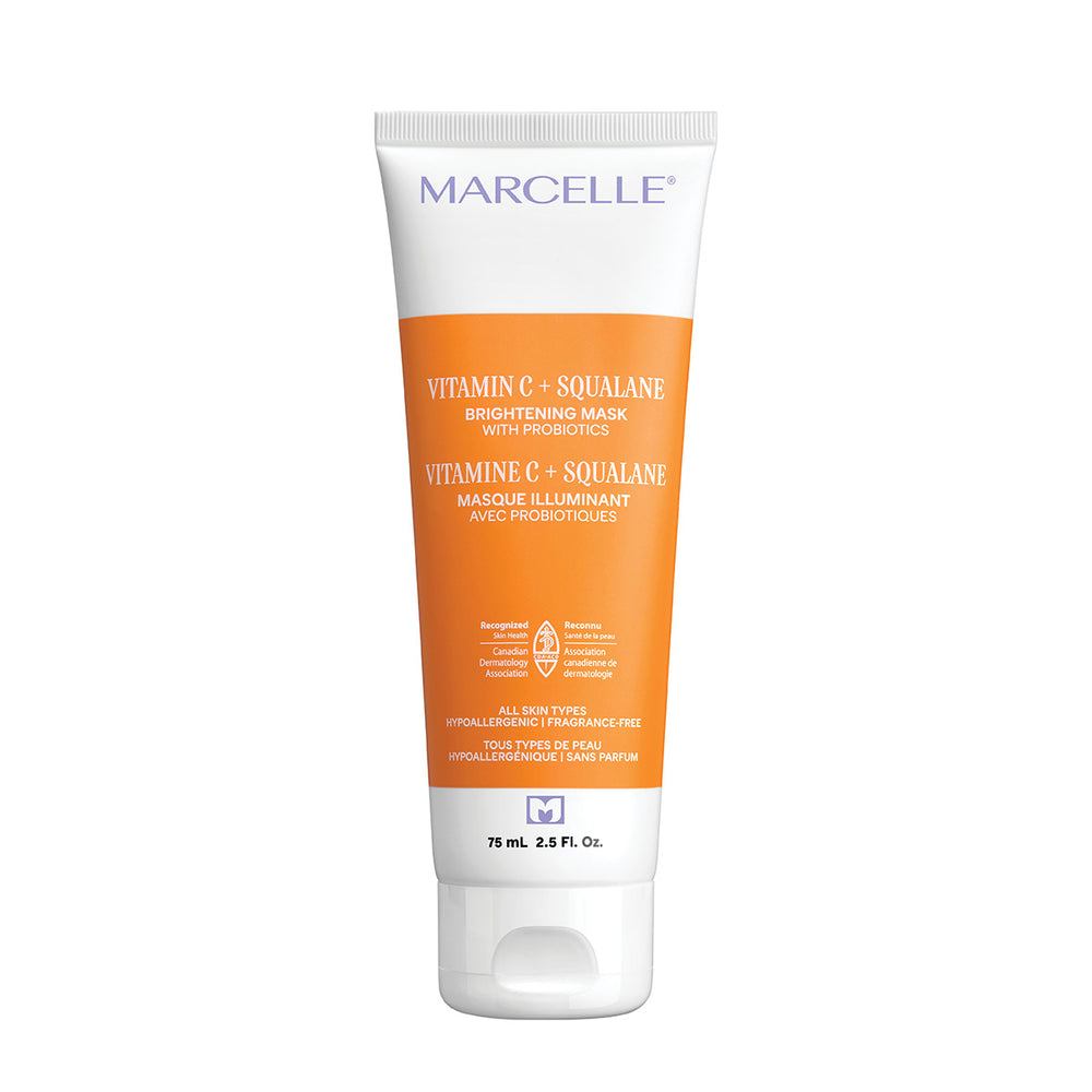 Vitamine C + Squalane Masque illuminant avec probiotiques + Échantillon Clari-T