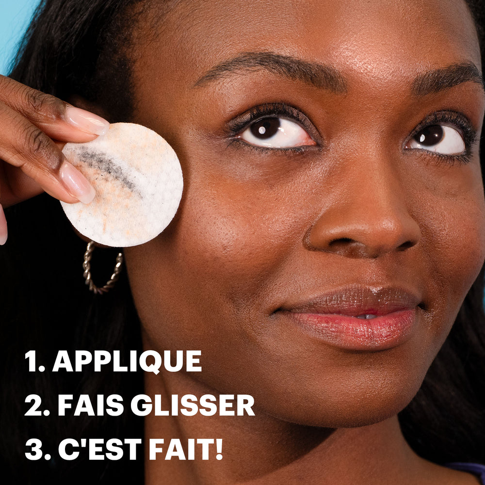 Duo - Tampons démaquillants pour les yeux longue tenue et hydrofuge