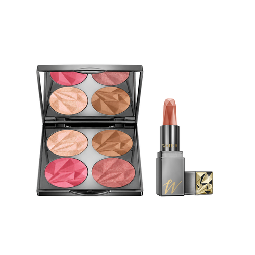 Ensemble Prisma Donna - Fards à joues + Rouge à lèvres
