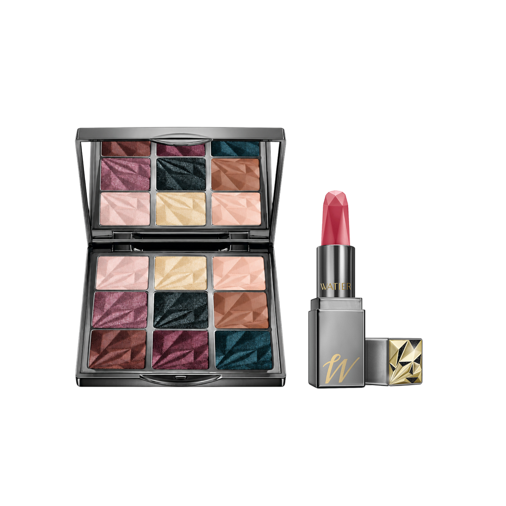 Ensemble Prisma Donna - Fards à paupières + Rouge à lèvres