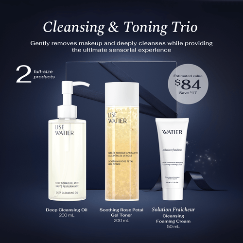 Trio nettoyant et tonifiant