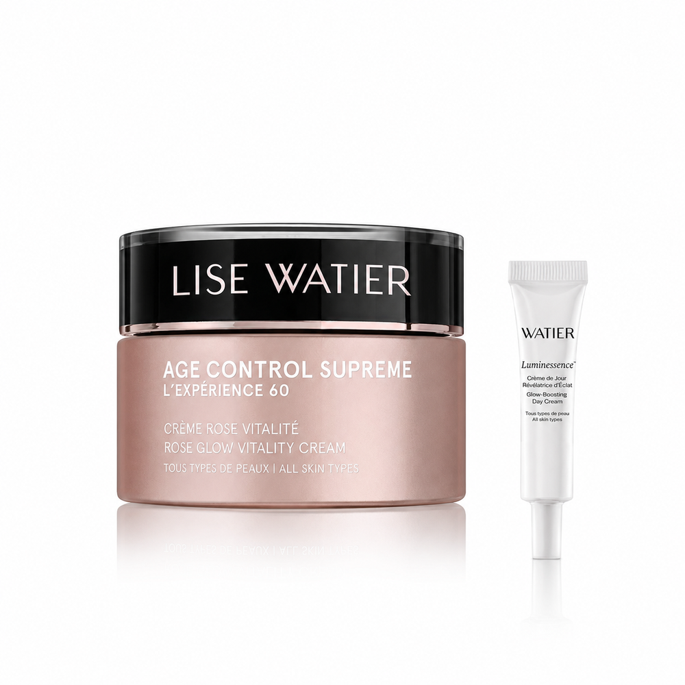 Age Control Supreme L'Expérience 60 Crème rose vitalité + échantillon Luminessence