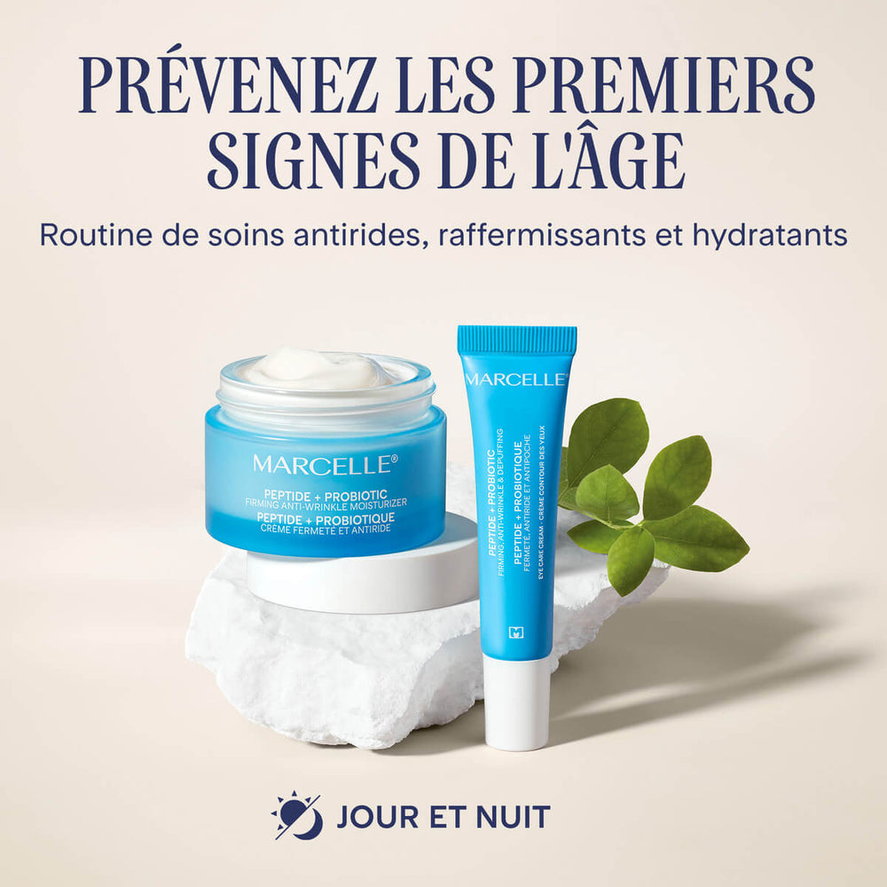 Duo - Peptide + Probiotique crème fermeté et crème contour yeux