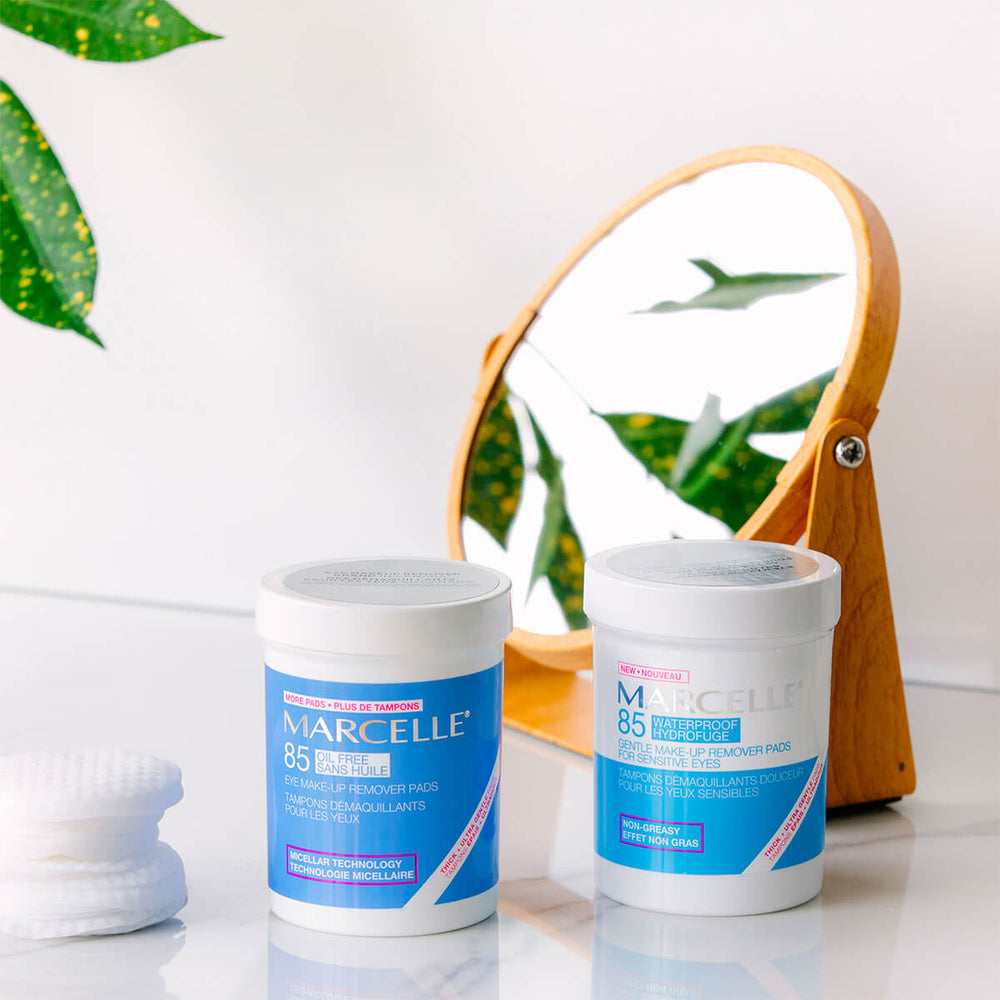 Tampons démaquillants douceur pour les yeux sensibles